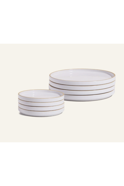 Small White Plates (set of 8)